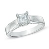 Thumbnail Image 1 of Previously Owned - 1 CT. T.W. Princess-Cut Diamond  Engagement Ring in 14K White Gold