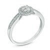 Thumbnail Image 2 of Previously Owned - 1/4 CT. T.W. Diamond Composite Frame Vintage-Style Ring in 10K White Gold