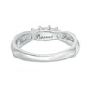 Thumbnail Image 3 of Previously Owned - 1/2 CT. T.W. Princess-Cut Diamond Past Present Future® Engagement Ring in 10K White Gold