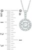 Thumbnail Image 2 of Previously Owned - 5/8 CT. T.W. Diamond Circle Pendant in 14K White Gold