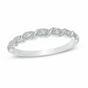 Thumbnail Image 1 of Previously Owned - Diamond Accent Vintage-Style Cascading Band in 10K White Gold