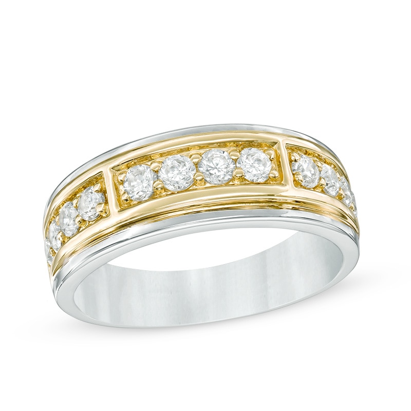 Main Image 1 of Previously Owned - 1 CT. T.W. Diamond Band in 14K Two-Tone Gold