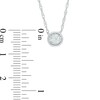 Thumbnail Image 2 of Previously Owned - 1/4 CT. Diamond Solitaire Pendant in 10K White Gold