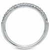 Previously Owned - Vera Wang Love Collection 3/8 CT. T.W. Diamond Two Row Anniversary Band in 14K White Gold