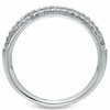 Thumbnail Image 2 of Previously Owned - Vera Wang Love Collection 3/8 CT. T.W. Diamond Two Row Anniversary Band in 14K White Gold