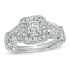 Previously Owned - Vera Wang Love Collection 1 CT. T.W. Princess-Cut Diamond Ring in 14K White Gold