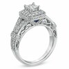 Thumbnail Image 2 of Previously Owned - Vera Wang Love Collection 1 CT. T.W. Princess-Cut Diamond Ring in 14K White Gold