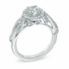 Thumbnail Image 2 of Previously Owned - Vera Wang Love Collection 7/8 CT. T.W. Diamond Vintage-Style Engagement Ring in 14K White Gold