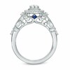 Thumbnail Image 3 of Previously Owned - Vera Wang Love Collection 1 CT. T.W. Pear-Shaped Diamond Frame Engagement Ring in 14K White Gold