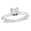 Thumbnail Image 0 of Previously Owned - Vera Wang Love Collection 1/2 CT. T.W. Princess-Cut Diamond Engagement Ring in 14K White Gold