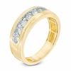 Thumbnail Image 1 of Previously Owned - Men's 3/4 CT. T.W. Diamond Seven Stone Step Edge Anniversary Band in 10K Gold