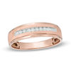 Thumbnail Image 1 of Previously Owned - 1/10 CT. T.W. Diamond Wedding Band in 10K Rose Gold
