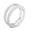 Thumbnail Image 2 of Previously Owned - 1/2 CT. T.W. Baguette and Round Diamond Enhancer in 14K White Gold