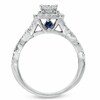 Thumbnail Image 3 of Previously Owned - Vera Wang Love Collection 1 CT. T.W. Princess-Cut Diamond Frame Engagement Ring in 14K White Gold