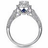 Thumbnail Image 1 of Previously Owned - Vera Wang Love Collection 7/8 CT. T.W. Princess-Cut Diamond Frame Engagement Ring in 14K White Gold