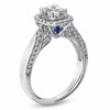 Thumbnail Image 3 of Previously Owned - Vera Wang Love Collection 7/8 CT. T.W. Princess-Cut Diamond Frame Engagement Ring in 14K White Gold