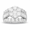 Thumbnail Image 1 of Previously Owned - 4 CT. T.W. Composite Diamond Cluster Engagement Ring in 14K White Gold