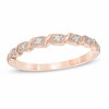 Thumbnail Image 1 of Previously Owned - Diamond Accent Vintage-Style Cascading Band in 10K Rose Gold