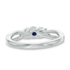 Previously Owned - Vera Wang Love Collection 1/6 CT. T.W. Diamond Knot Ring in 14K White Gold