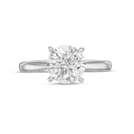 Previously Owned - 2 CT. Diamond Four Prong Solitaire Engagement Ring in 14K White Gold (I/I2)