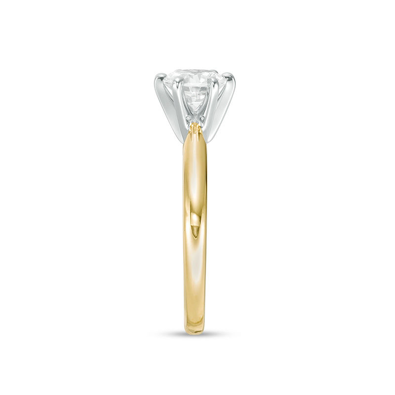 Main Image 3 of Previously Owned - 1 CT. Diamond Solitaire Engagement Ring in 14K Gold