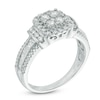 Thumbnail Image 1 of Previously Owned - 1 CT. T.W. Diamond Composite Frame Engagement Ring in 10K White Gold