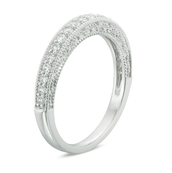 Previously Owned - 1/6 CT. T.w. Diamond Band in 10K White Gold