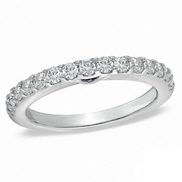 Previously Owned - Vera Wang LOVE Collection 1/2 CT. T.W. Diamond Anniversary Band in 14K White Gold