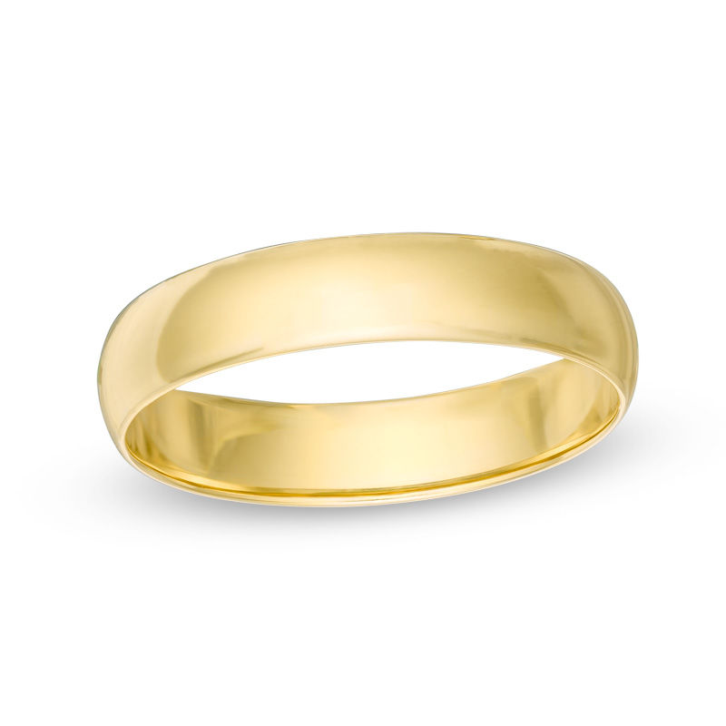 Main Image 1 of Previously Owned - 4.0mm Wedding Band in 10K Gold