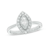 Thumbnail Image 1 of Previously Owned - 3/4 CT. T.W. Marquise Diamond Frame Engagement Ring in 10K White Gold