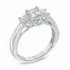 Thumbnail Image 2 of Previously Owned - 1 CT. T.W. Princess-Cut Diamond Three Stone Ring in 14K White Gold