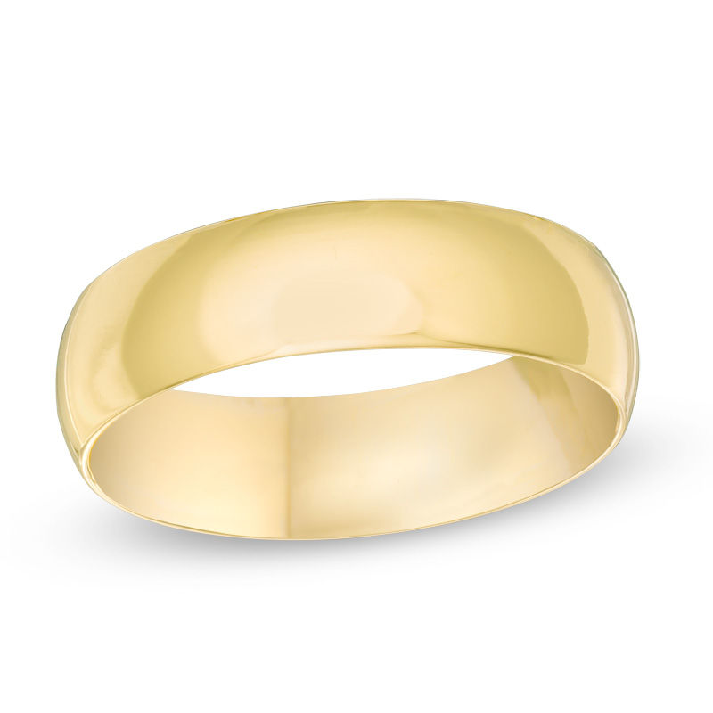 Main Image 1 of Previously Owned - 6.0mm Wedding Band in 10K Gold