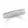 Thumbnail Image 1 of Previously Owned - 1/2 CT. T.W. Channel Set Diamond Wedding Band in 14K White Gold
