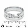Thumbnail Image 3 of Previously Owned - 1/2 CT. T.W. Channel Set Diamond Wedding Band in 14K White Gold