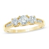 Thumbnail Image 1 of Previously Owned - 1 CT. T.W. Diamond Past Present Future® Engagement Ring in 14K Gold
