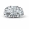 Thumbnail Image 1 of Previously Owned - 2 CT. T.W. Diamond Multi-Stone Ring in 14K White Gold