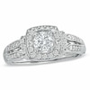 Thumbnail Image 1 of Previously Owned - 3/4 CT. T.W. Diamond Vintage-Style Engagement Ring in 14K White Gold