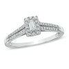 Thumbnail Image 1 of Previously Owned - 1/5 CT. T.W. Baguette Diamond Frame Promise Ring in 10K White Gold