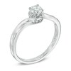 Thumbnail Image 1 of Previously Owned - 1/2 CT. T.W. Diamond Swirl Engagement Ring in 14K White Gold