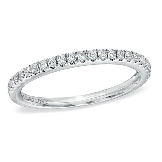 Previously Owned - Vera Wang Love Collection 1/4 CT. T.w. Diamond Anniversary Band in 14K White Gold