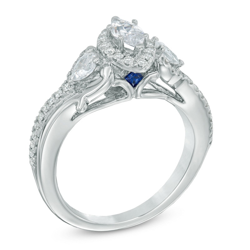 Previously Owned - Vera Wang Love Collection 3/4 CT. T.W. Marquise Diamond Engagement Ring in 14K White Gold