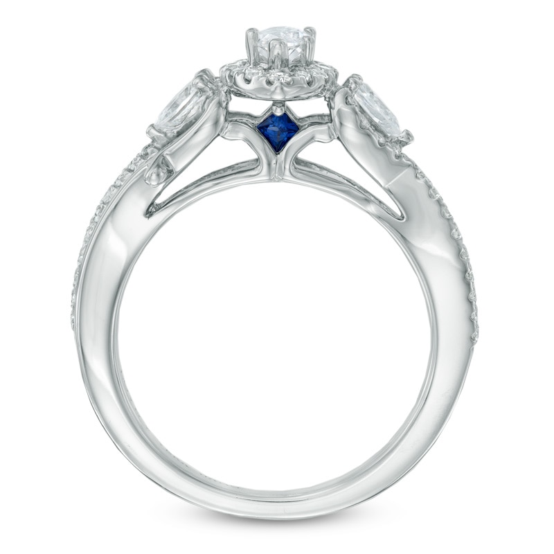 Previously Owned - Vera Wang Love Collection 3/4 CT. T.W. Marquise Diamond Engagement Ring in 14K White Gold