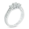 Thumbnail Image 2 of Previously Owned - 1 CT. T.W. Diamond Past Present Future® Ring in 10K White Gold