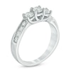 Thumbnail Image 1 of Previously Owned - 1 CT. T.W. Diamond Past Present Future® Ring in 10K White Gold