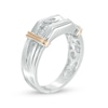 Thumbnail Image 2 of Previously Owned - 1/2 CT. T.W. Diamond Five Stone Comfort Fit Anniversary Band in 10K Two-Tone Gold