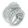 Thumbnail Image 2 of Previously Owned - 6 CT. T.W. Composite Diamond Three Piece Bridal Set in 14K White Gold