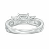 Thumbnail Image 2 of Previously Owned - 1 CT. T.W. Princess-Cut Diamond Past Present Future® Engagement Ring in 10K White Gold