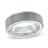 Thumbnail Image 1 of Previously Owned - 8.0mm Grey IP and Satin Edge Wedding Band in Tantalum