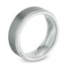 Thumbnail Image 2 of Previously Owned - 8.0mm Grey IP and Satin Edge Wedding Band in Tantalum