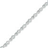 Thumbnail Image 1 of Previously Owned - 1/5 CT. T.W. Diamond Tennis-Style Link Bracelet in 10K White Gold